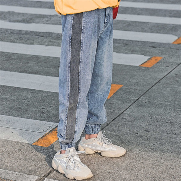 Panelled jeans panelled denim jeans