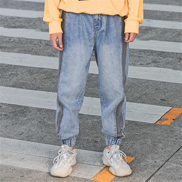 Panelled jeans panelled denim jeans