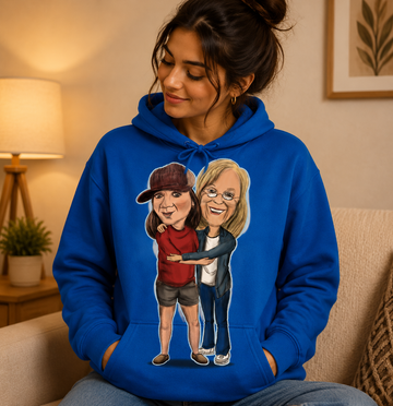 Oversized Red Pullover Hoodie