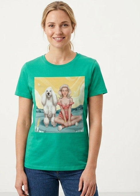 Classic Black Women’s T-Shirt – Soft Cotton Everyday Wear