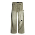 American Retro Tattered Jeans Jeans