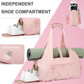 Yoga Mat Bag with Shoe Compartment and Wet Pocket - Versatile Gym Tote with Yoga Strap for Travel and Fitness Essentials