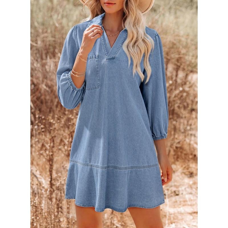 Women’s Denim Babydoll Dresses